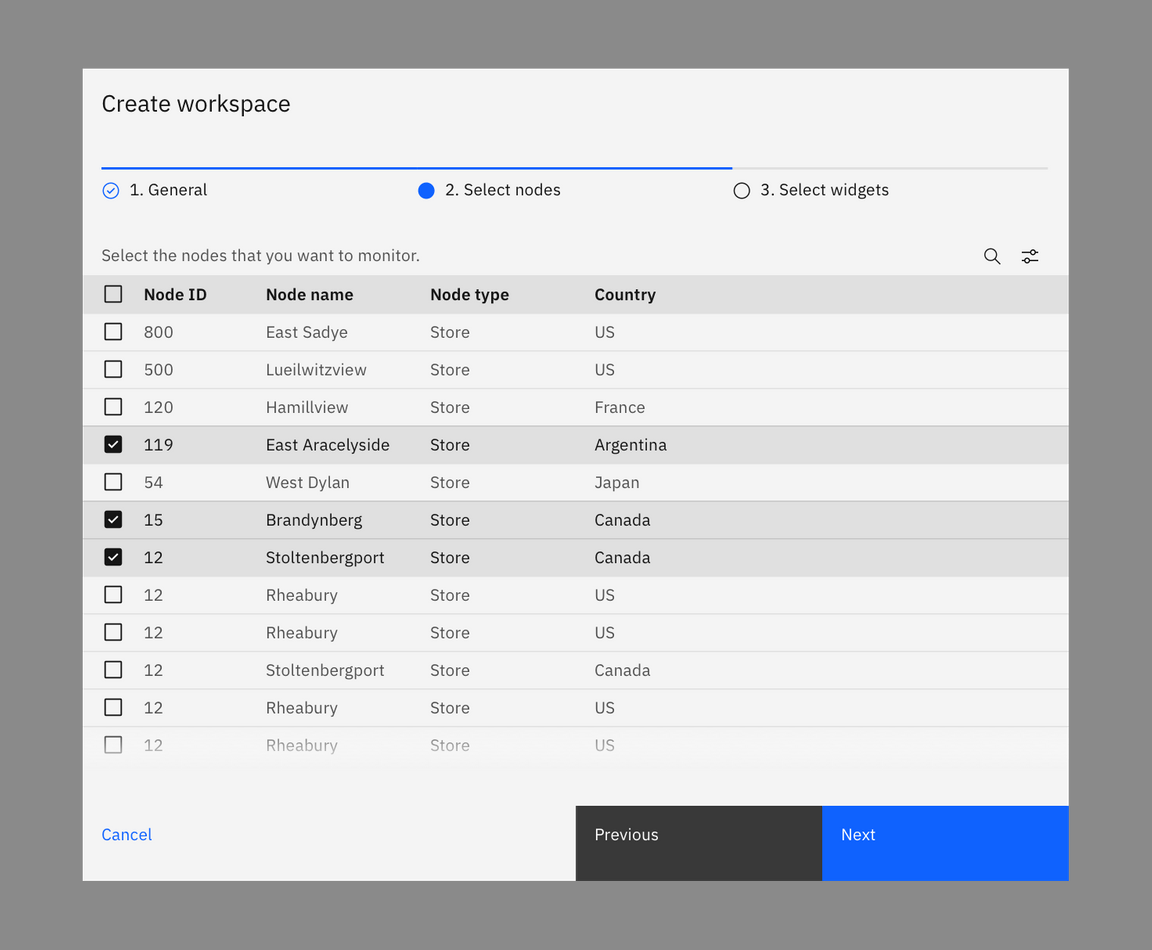 Progress modal example Progress modal example